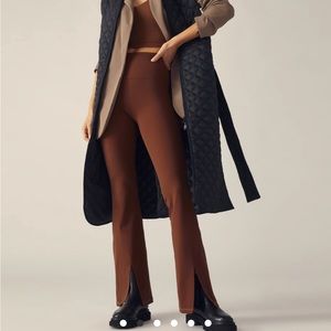 Athleta Elation Split Flare Pant in Ancient Mahogany | size S